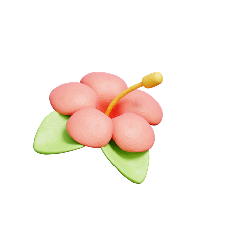 Fleur d'hibiscus  3D Icon