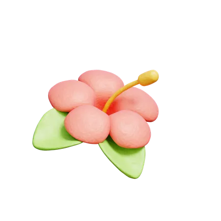 Fleur d'hibiscus  3D Icon