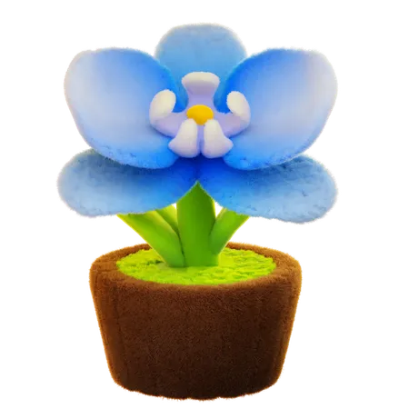 Fleur orchidée  3D Icon