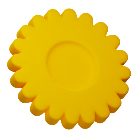 Forme abstraite de fleur  3D Icon