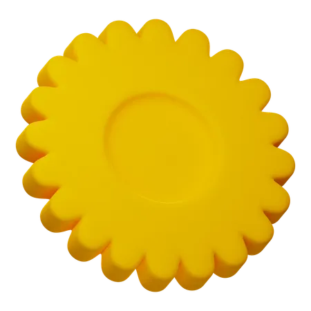 Forme abstraite de fleur  3D Icon