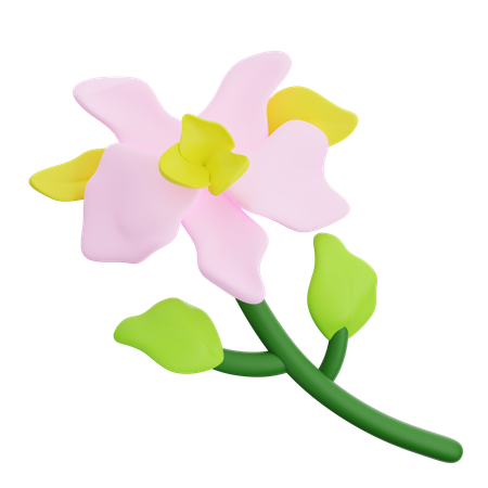 Forme abstraite de fleur  3D Icon