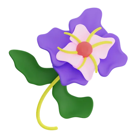 Forme abstraite de fleur  3D Icon