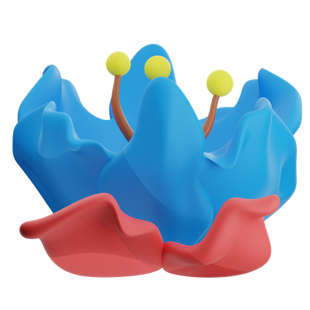 Forme abstraite de fleur  3D Icon