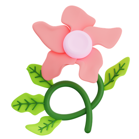 Forme abstraite de fleur  3D Icon