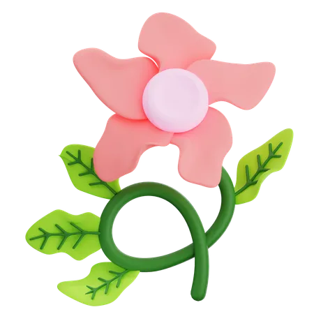 Forme abstraite de fleur  3D Icon