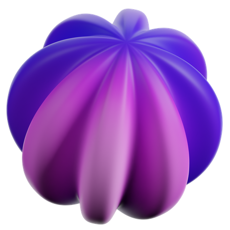 Forme abstraite de fleur  3D Icon