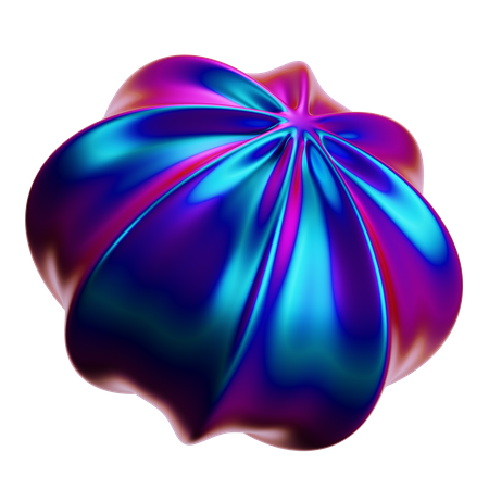 Forme abstraite de fleur  3D Icon