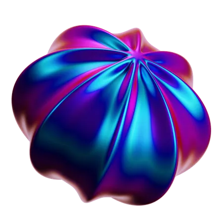 Forme abstraite de fleur  3D Icon