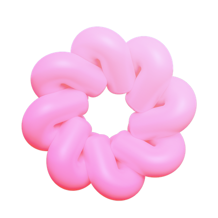 Forme abstraite de fleur  3D Icon