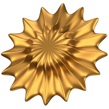 Forme abstraite de fleur  3D Icon