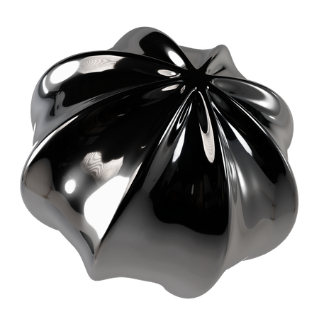 Forme abstraite de fleur  3D Icon