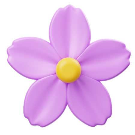 Fleur lilas  3D Icon