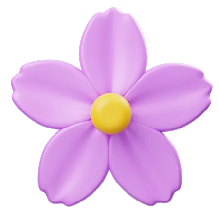 Fleur lilas  3D Icon