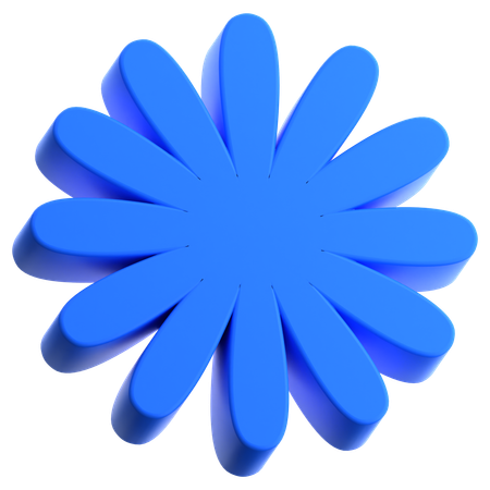 Fleur marguerite nature  3D Icon