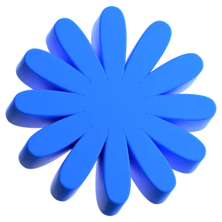 Fleur marguerite nature  3D Icon