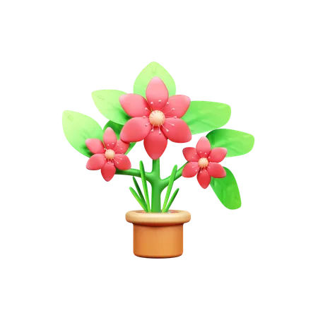 Plante à fleurs  3D Icon