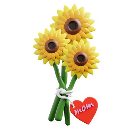 Fleur pour maman  3D Icon