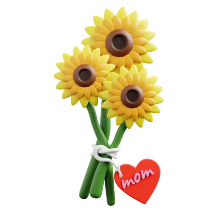 Fleur pour maman  3D Icon