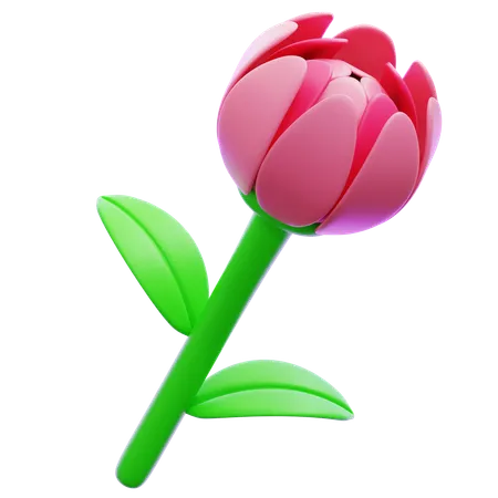 Une rose  3D Icon