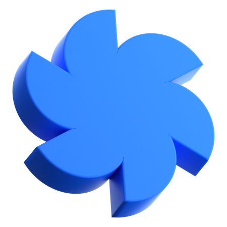 Fleur tourner la nature  3D Icon