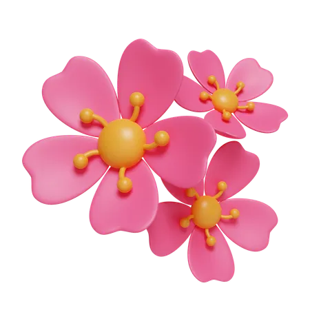 Fleurs de cerisier  3D Icon