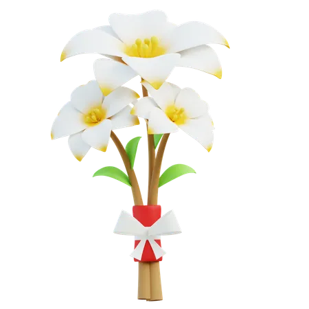 Fleurs de jasmin blanc  3D Icon