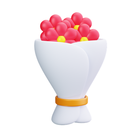 Fleurs de mariage  3D Icon