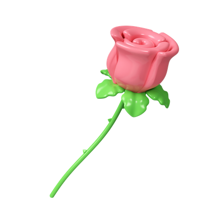 Fleurs roses  3D Icon