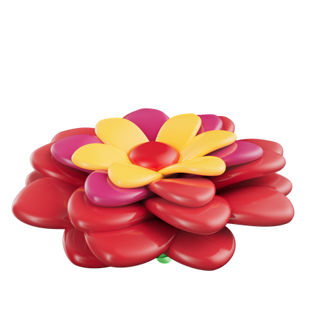 Fleurs mexicaines 01  3D Icon