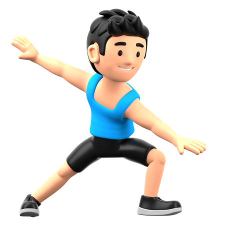 Flexibility Training  3D Icon