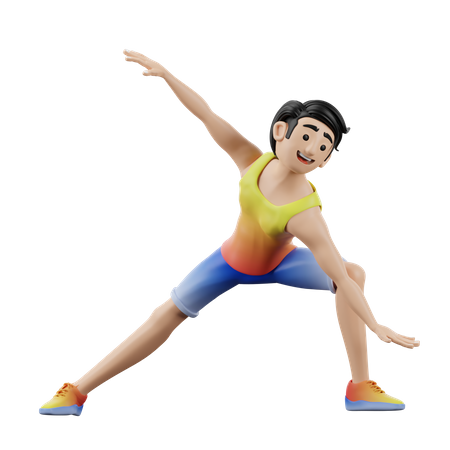 Flexibility training  3D Icon