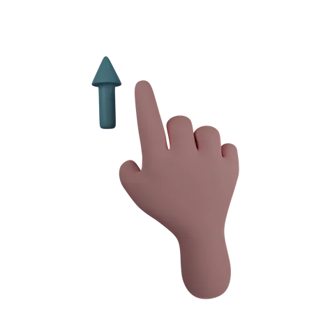 Flick Up Hand Gestures Contains PNG BLEND And OBJ 3D Illustration