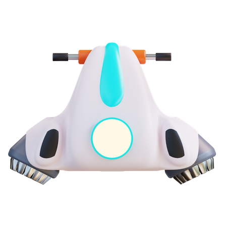 Fliegender Roller  3D Icon