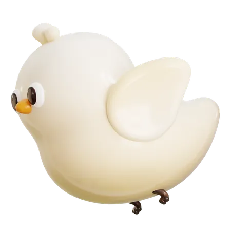 Fliegender Vogel  3D Icon