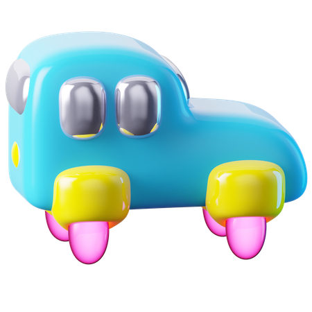 Fliegendes Auto  3D Icon
