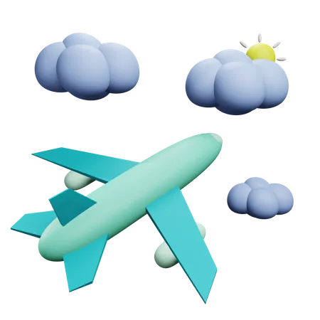 Flight  3D Icon