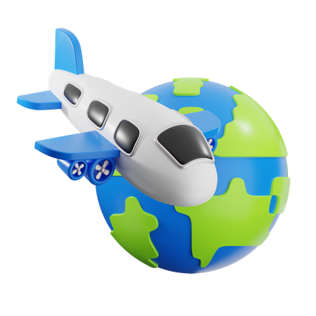 Flight  3D Icon