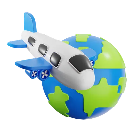 Flight  3D Icon