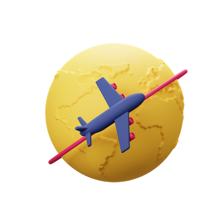 Flight  3D Icon