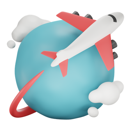 Flight  3D Icon