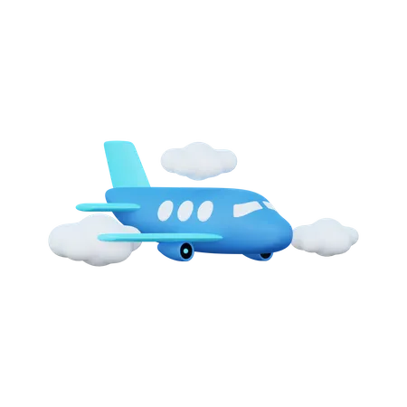Flight 3D Illustration