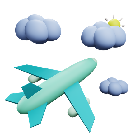 Flight  3D Icon