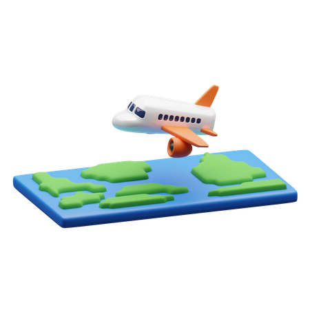 飛行 飛行機  3D Icon