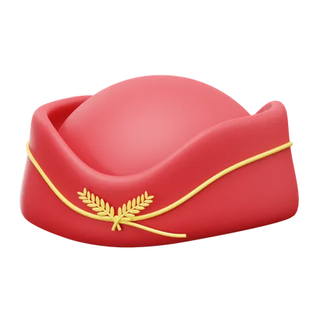 Flight Attendant Hat  3D Icon