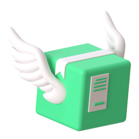 Flight Delivery  3D Icon