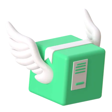 Flight Delivery  3D Icon