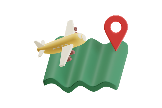 Flight Direction  3D Icon