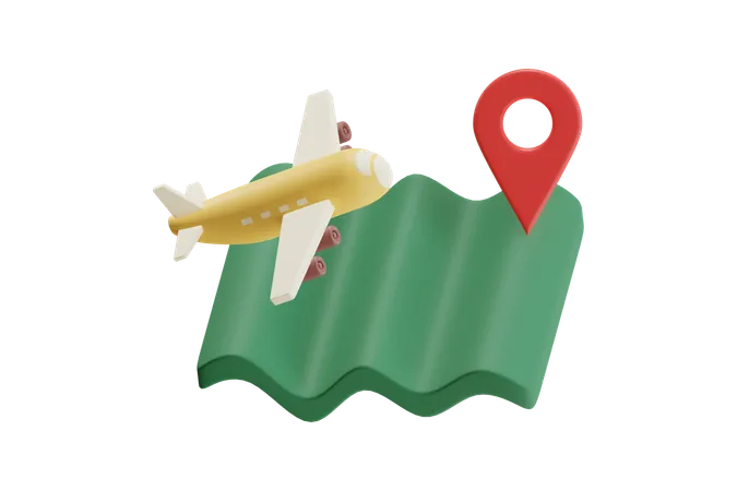 Flight Direction  3D Icon