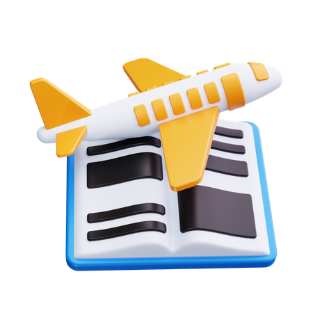 Flight guide  3D Icon